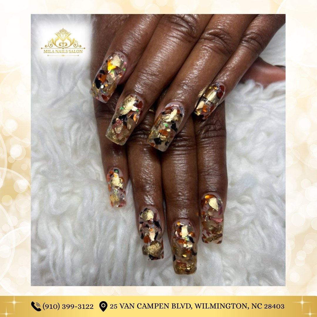 Mila Nails Salon nail work in Wilmington, North Carolina